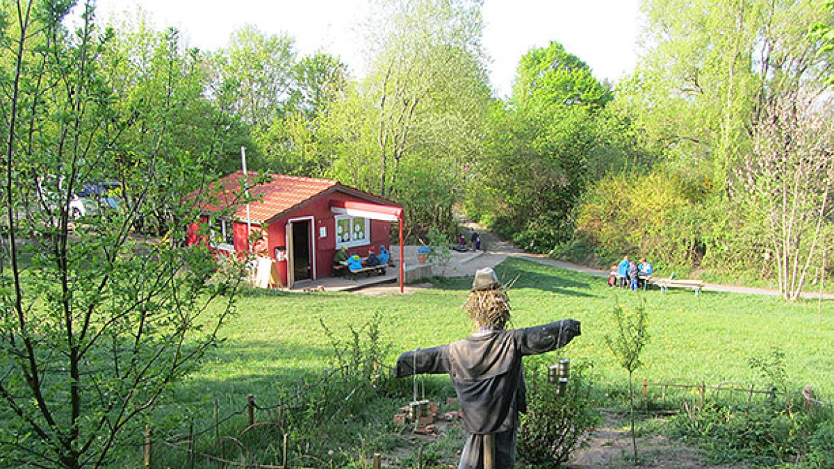 Die Kindergartenhütte im Winter